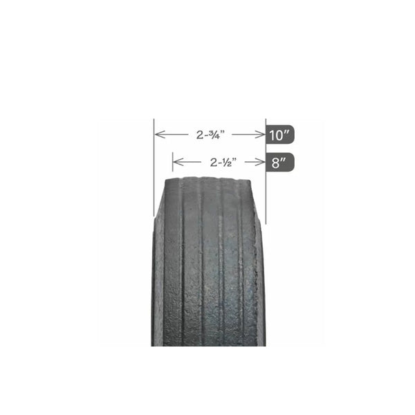 10 Inch Solid Rubber Wheel