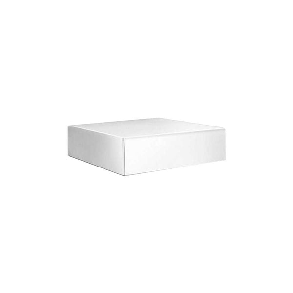 8 x 8 x 1.5 White Two Piece Gift Box