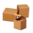 9 x 4 1/2 x 4 1/2 Natural Kraft Tuck Top Gift Boxes
