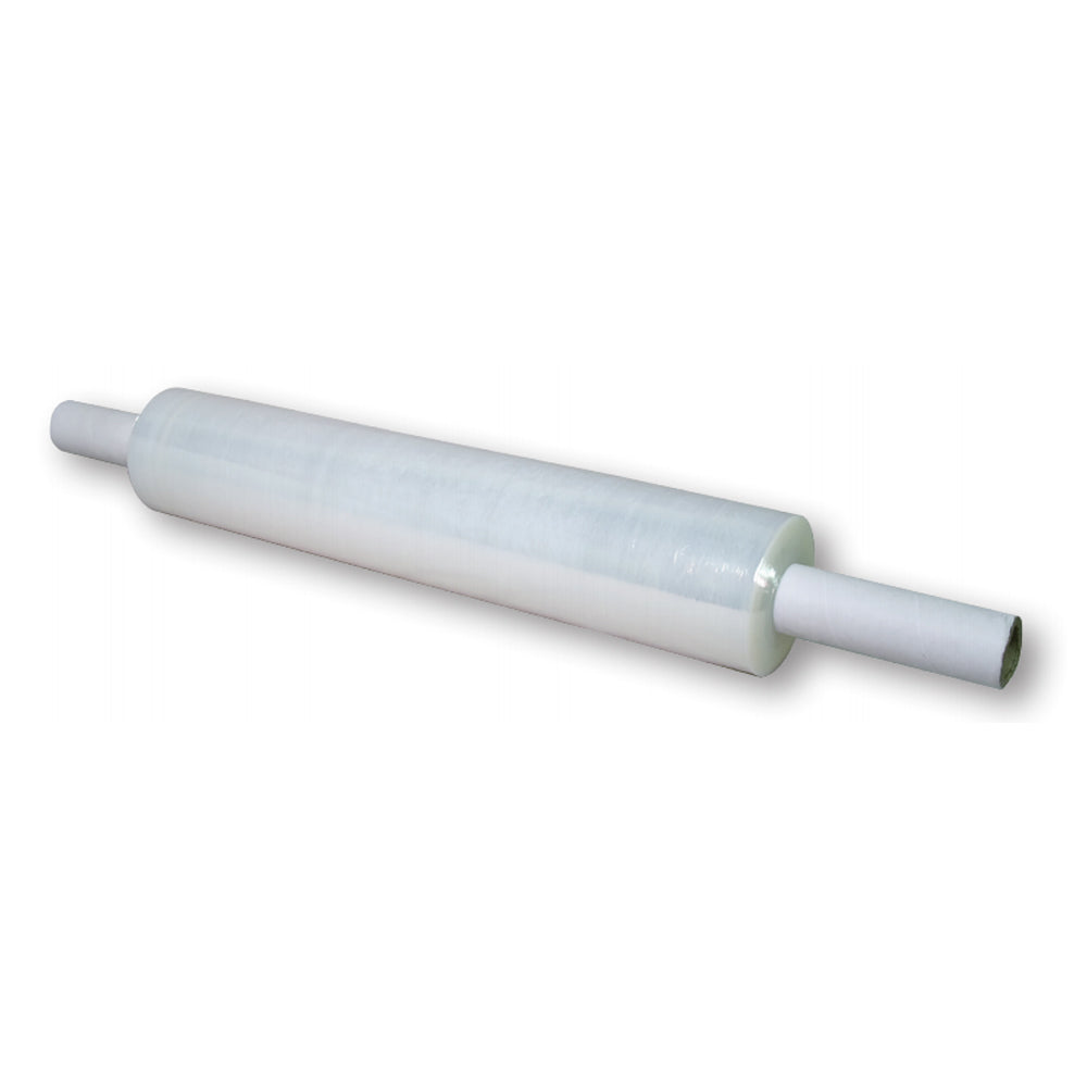 20'' x 700' - 120GA. Extended Core Clear Cast Hand Film - 4 Roll/Case