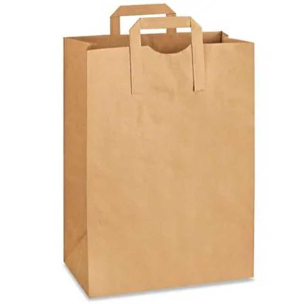 12 '' x 7 '' x 14 '' Flat Handle Bags