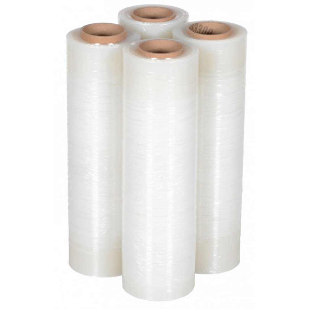 17.2'' x 1500' - 34GA. Blown Pre-Stretch Hand Film - 4 Roll/Case
