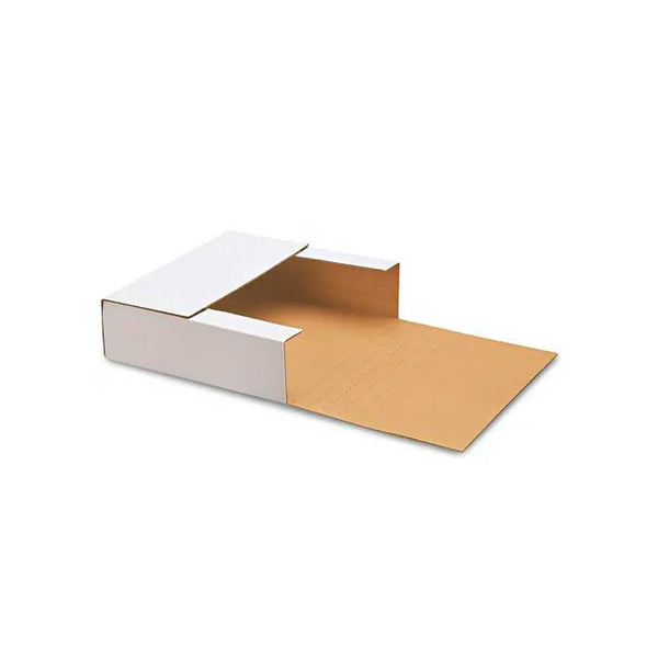 14 x 14 x 1/2 - 2 White Easy Fold Mailers