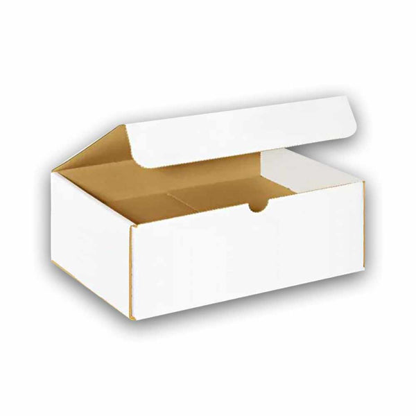 12 1/4 x 9 1/4 x 4'' White Roll Side Mailers