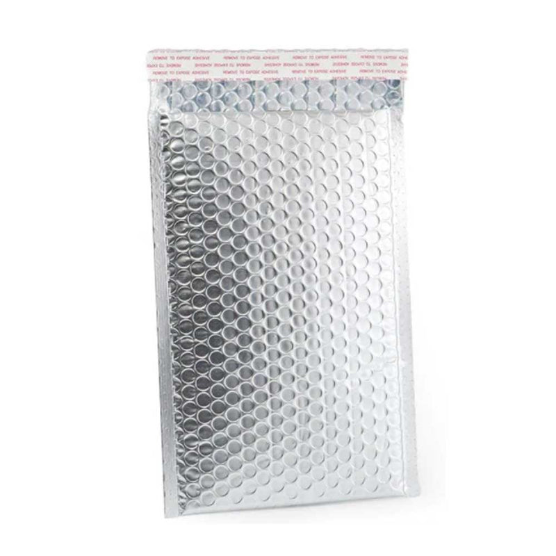 13 1/2 '' x 10 3/4 '' Matte Bubble Mailers - 10/package