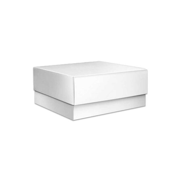 10 x 10 x 3 White Two Piece Gift Box