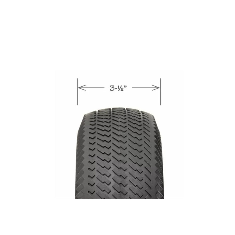 10 Inch X 3.5 Inch Interlocked Microcellular Foam Wheel