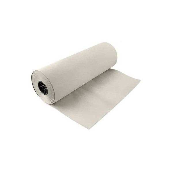 24'' x 1000' White Wrapping Paper Rolls - 40 lbs