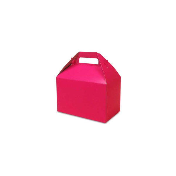 6 x 9 x 6 Hot Pink On White Gable Box 100/case