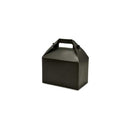 3 1/2 x 6 1/2 x 3 1/2 Midnight Black Colored Gable Box