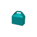 3 1/2 x 6 1/2 x 3 1/2 Peacock On White Colored Gable Box