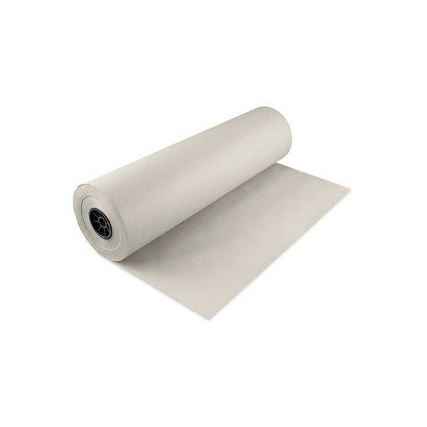 30'' x 1000' White Wrapping Paper Rolls - 40 lbs