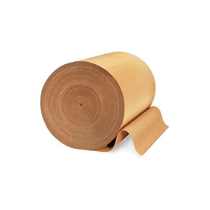 30'' x 250' Kraft Corrugated Wraps - B Flute - 50 lbs