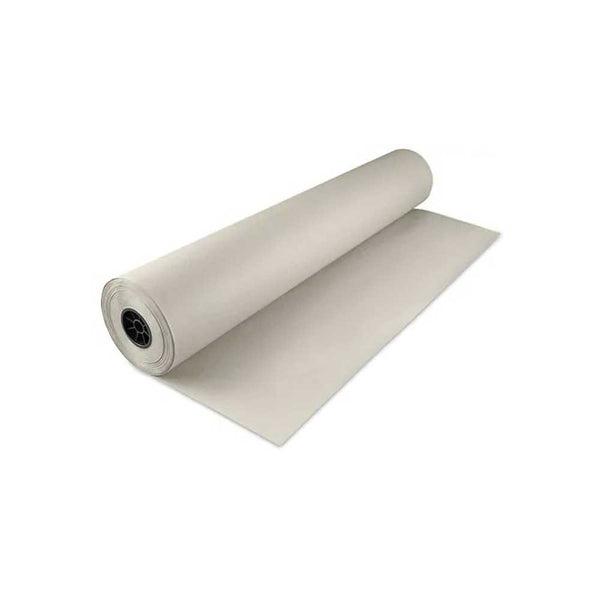 48'' x 1000' White Wrapping Paper Rolls - 40 lbs