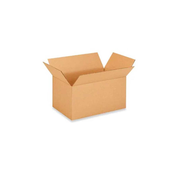 18 3/4 x 10 3/4 x 9 1/2'' Corrugated Boxes - 200# - Bundle of 25