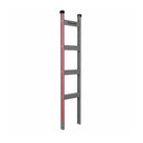 52 Inch Tall Frame Straight Back W/ 2-1/8 Inch Cross Braces