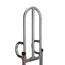62 In. Double Loop Handle W/ Vertical Post