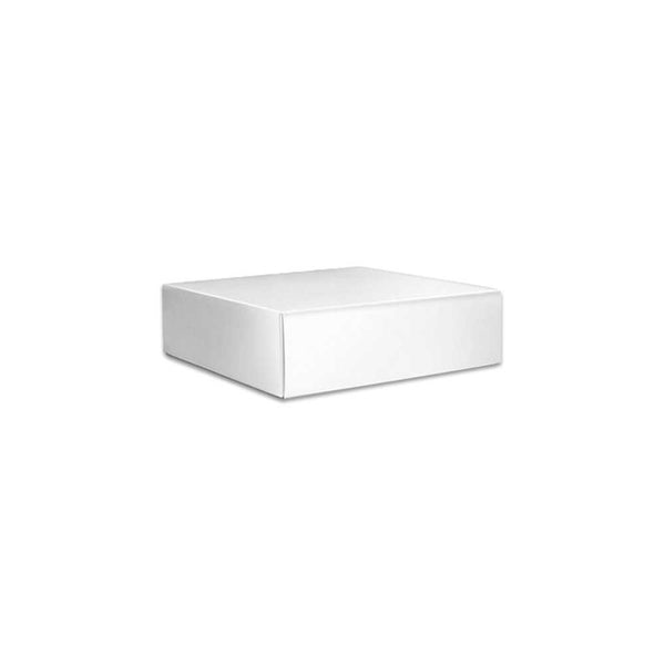 6 x 6 x 1.5 White Two Piece Gift Box