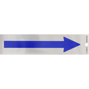 Blue Arrow 2 x 8" Sign