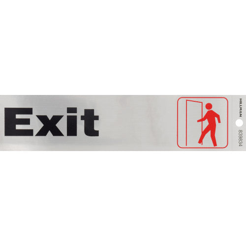 Exit 2 x 8" Sign