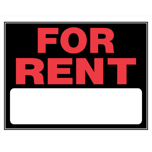 For Rent 15 x 19" Sign
