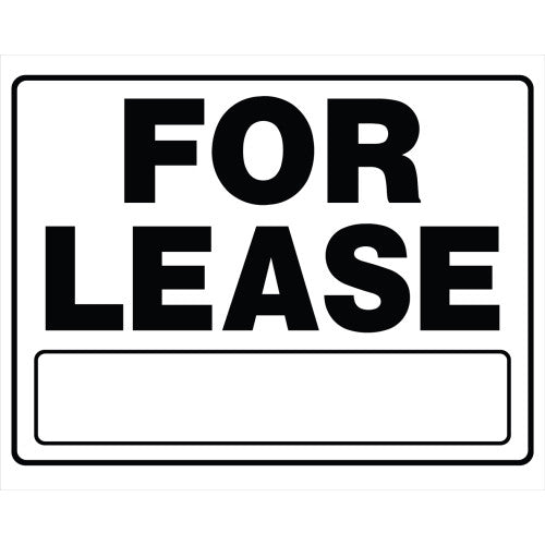 For Lease 20 x 24" Sign