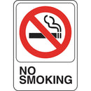 No Smoking with Symbol 5 x 7" Sign