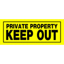 Private Keep Out 6 x 15" Sign