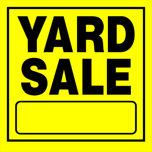 Yard Sale 11 x 11" Sign
