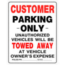 No Parking 19 x 15" Sign