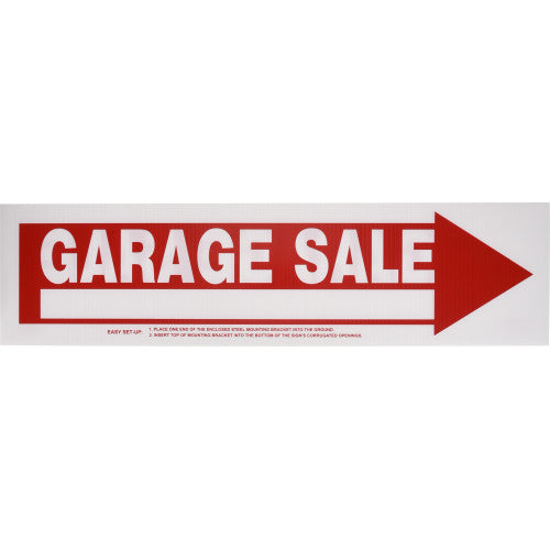 Garage Sale 6 x 24" Sign