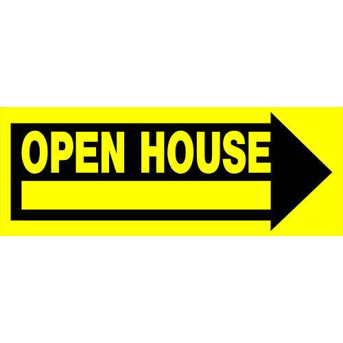 Open House 9 x 24" Sign