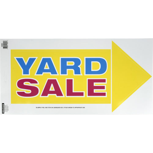 Yard Sale 9 x 18" Sign