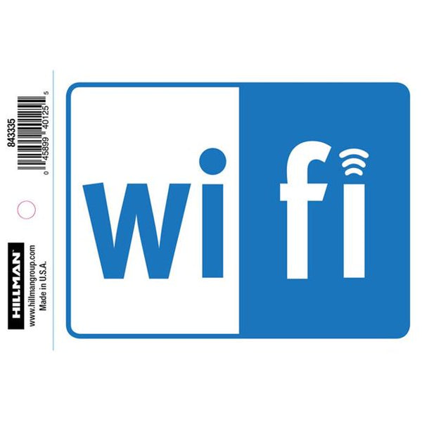 Wifi 4 x 6" Sign