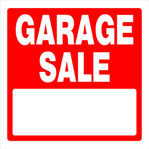 Garage Sale 17 x 18" Sign