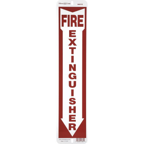 Fire Extinguisher 4 x 18" Sign