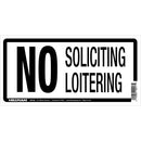 No Soliciting 5 x 10" Sign