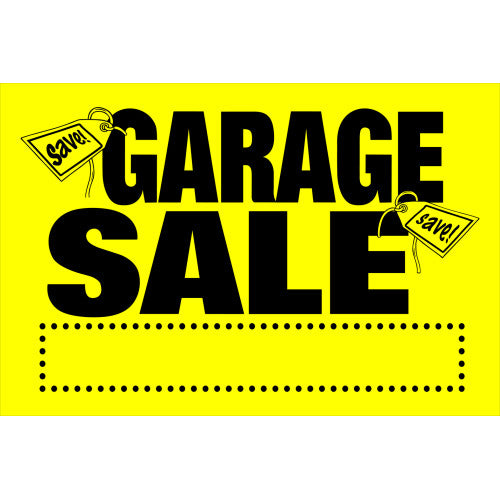 Garage Sale 8 x 12"