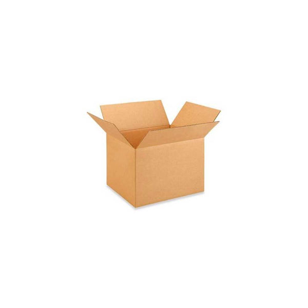 13 3/4 x 12 9/16 x 10 3/8'' Corrugated Boxes - 200# - Bundle of 25