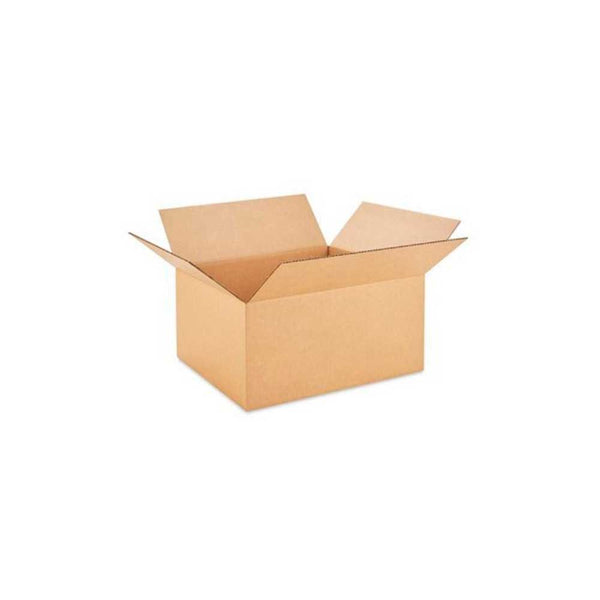 21 3/8 x 15 5/8 x 9 1/2'' Corrugated Boxes - 200# - Bundle of 15