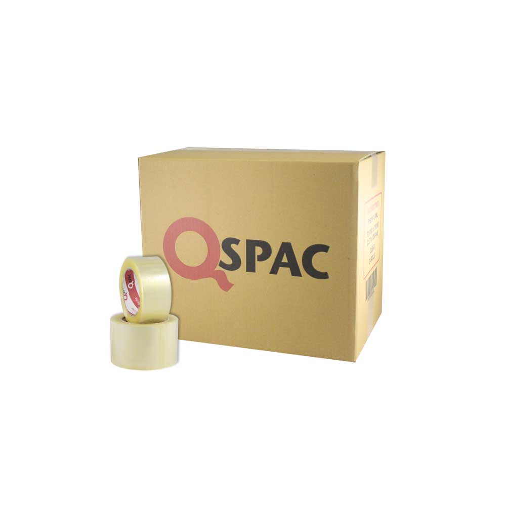 Hot Melt - Light Duty 1.6 Mil - 3'' x 110 yds - Clear Tape