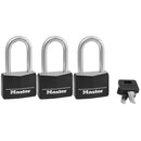 Covered Solid Body Padlock 3PK