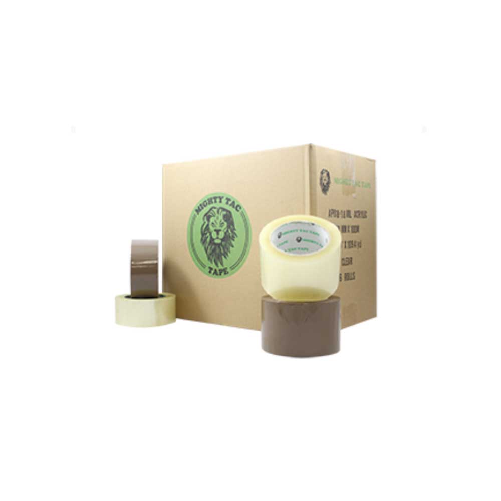 Industrial Tape - 2.0 Mi 3'' x 110 yds, Clear Tape - The Box Station