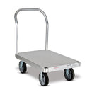 Platform Truck 30 X 60 Smooth Plate Deck - 8 inch Black Tpr Casters