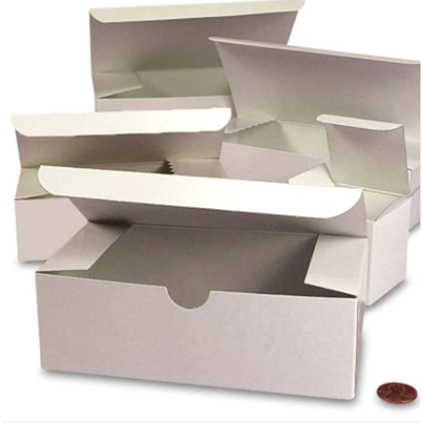 2 x 2 x 2 White High Gloss Tuck Top Gift Boxes