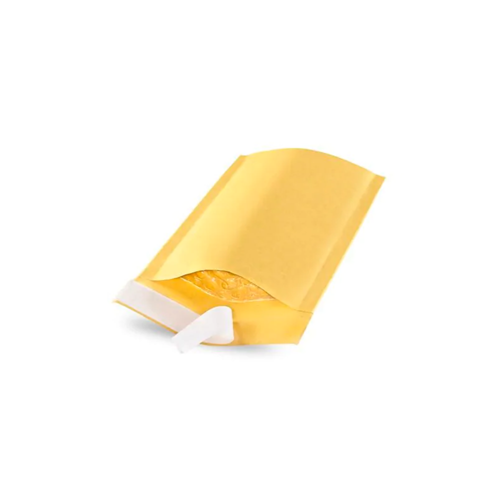 #000 4x7'' Kraft Bubble Mailers 500/case
