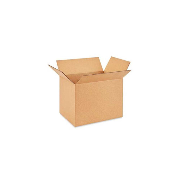 13 1/2 x 8 1/2 x 10 1/2'' Corrugated Boxes - 200# - Bundle of 25