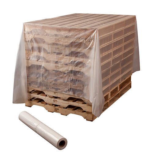 4" x 100 4 Mil Pallet Covers -Natural -Qty/Case=1