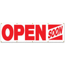 Open Soon 3 x 10" Sign