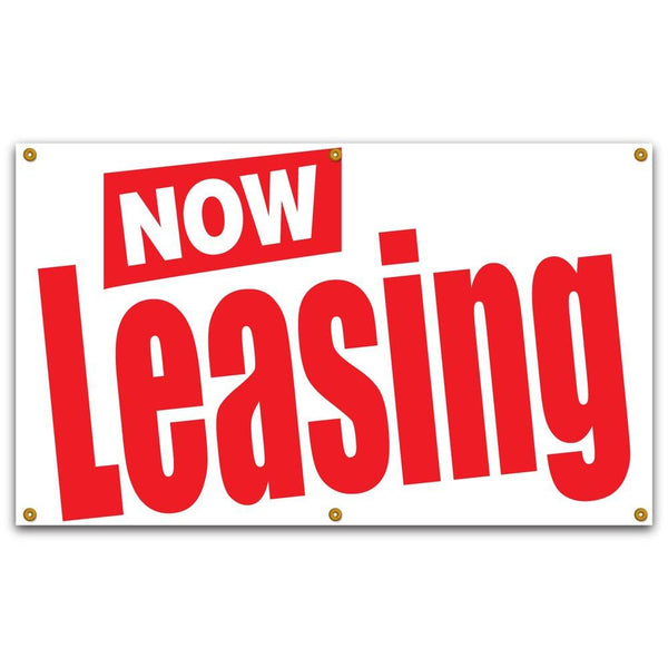 Now Leasing 3 x 5" Sign